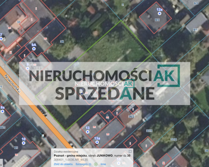 Działka Sprzedaż Poznań Grunwald Nowosolska